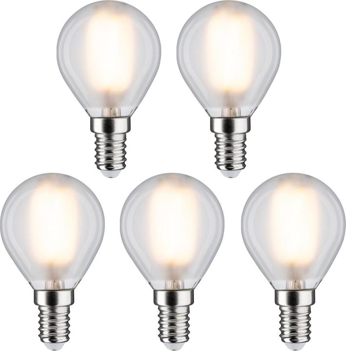 Energy Label Paulmann Drops set of 5 (E14, 4.80 W, 470 lm, 1 x, F)