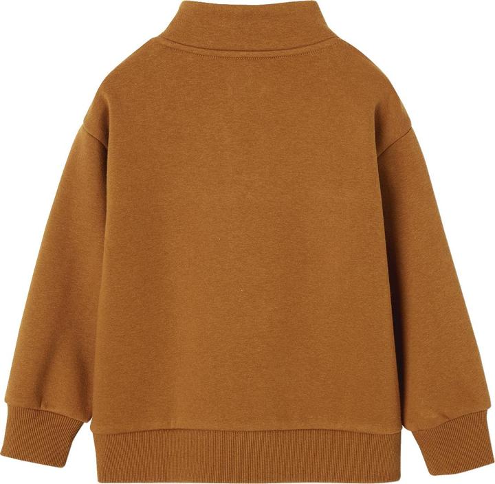Immagine prodotto Vertbaudet Jungen Sweatshirt mit Stehkragen und Basketball-Print, Recycling-Anteil (158, 164)