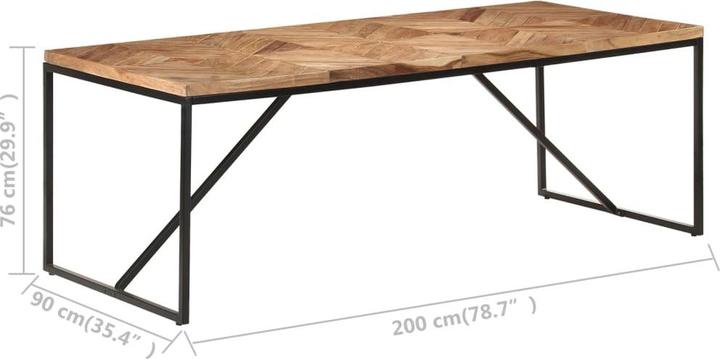 Actual product image vidaXL Esstisch