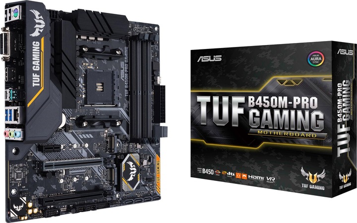 Produktbild ASUS TUF B450M-Pro Gaming (AM4, AMD B450, mATX)