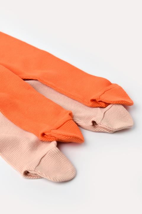 Produktbild BabyCosy Strickhose mit Fuss. 2 Pack (68)