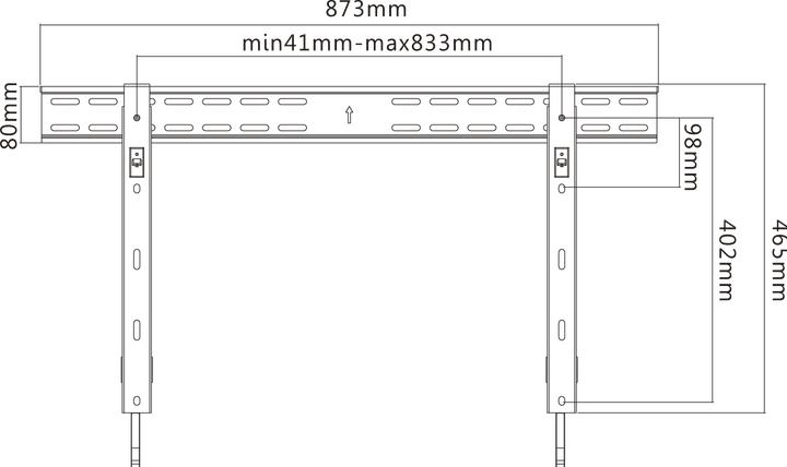 Produktbild Reflecta SLIM 70-8040 (Wand, 70", 40 kg)