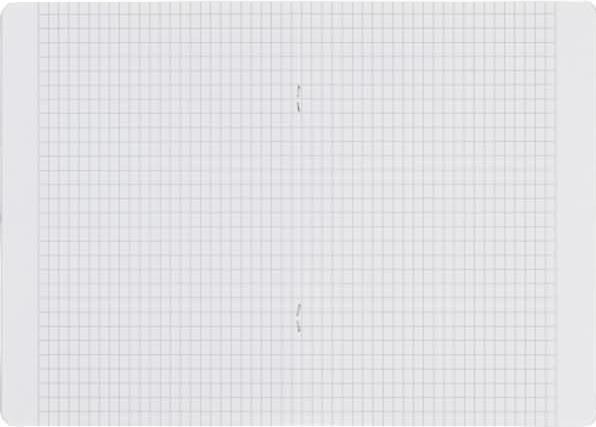 Actual product image Landré A5 2-fold-saddle stitching exercise book (A5, Checked, Hardcover)