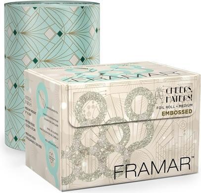 Framar Cheers Geprägte Rolle Aluminiumfolie Haarfolien zum Hervorheben Medium 320 ft Gatsby