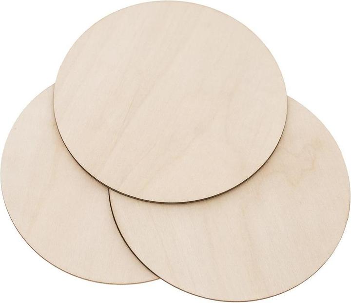 Dalprint Wooden base DPCRAFT circle 16, 5 cm, 3 pieces