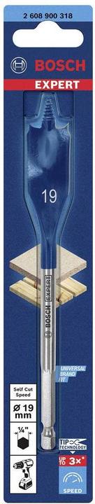 Produktbild Bosch Professional Zubehör EXPERT Self Cut Speed Flachfräsbohrer, 19 x 152 mm (19 Millimeter)