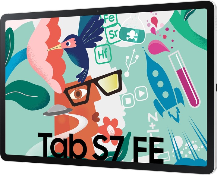 Produktbild Samsung Galaxy Tab S7 FE (nur WLAN, 12.40", 64 GB, Mystic Silver)