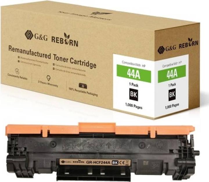 Produktbild G&G Toner ersetzt HP 44A Kompatibel Schwarz 1000 Seiten Reborn remanufactured 2 (BK)