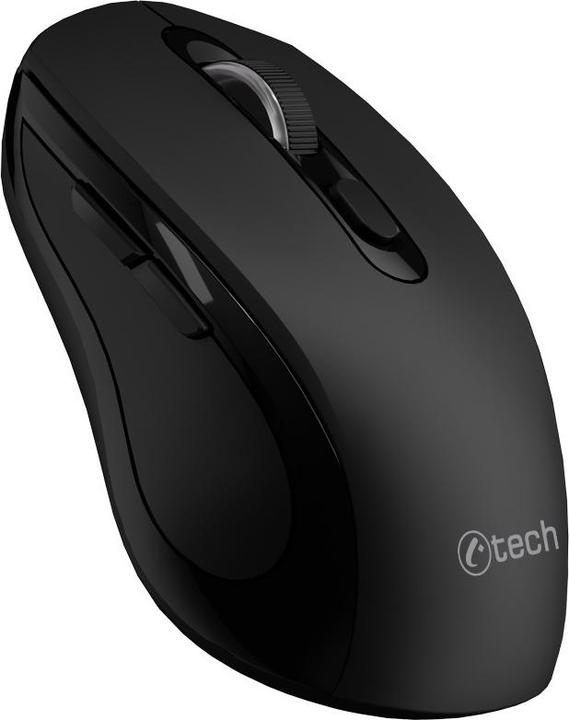 Actual product image C-Tech WLM-12BK/Ergonomick??/Optick??/Pro prav??ky/Bezdr??tov?? USB + Bluetooth/??ern?? (Wireless)