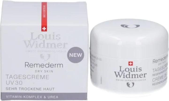 Actual product image Louis Widmer WIDMER Remeder day cr UV30 pa pot 50ml (50 ml, Day cream, SPF 30)