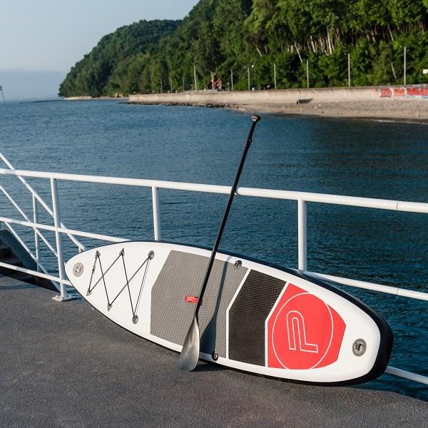 Produktbild Pure Pure2improve Stand-Up Paddle Board 4Fun Basic 320 (weiss/rot/grau, 320cm × 76cm × 15cm, 10.6kg)