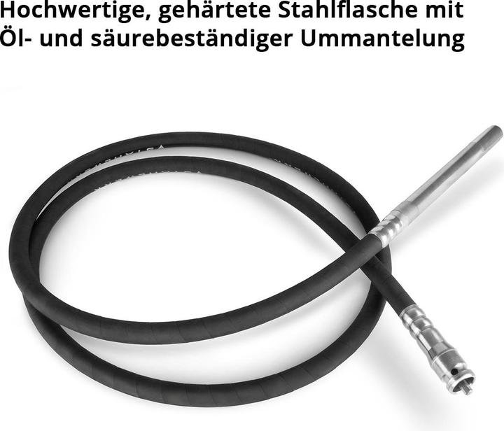 Actual product image Stahlwerk vibrating bottle Ø 35 mm 400 cm hose length internal vibrator for concrete vibrator