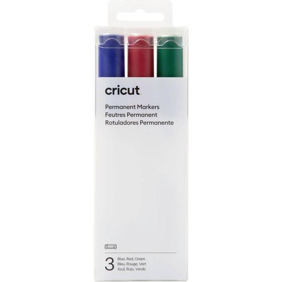 Cricut, Marker, Farbstifte für Schneideplotter 3 St. farbsortiert (blau, rot, grün), 3 St. (Rot, Blau, Grün, 2.50 mm, 3 ...