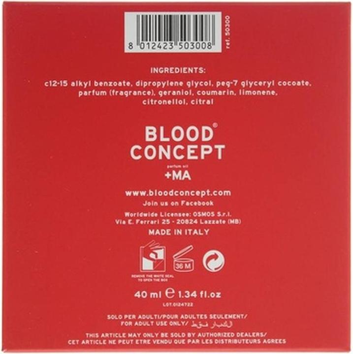 Immagine prodotto Blood Concept Contagocce per olio di parfum (Eau de parfum, 40 ml)
