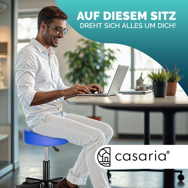 Image du produit Casaria Tabouret roulant