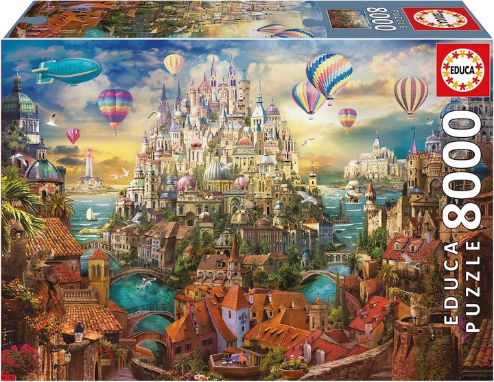 Actual product image Educa City of dreams (8000 pieces)