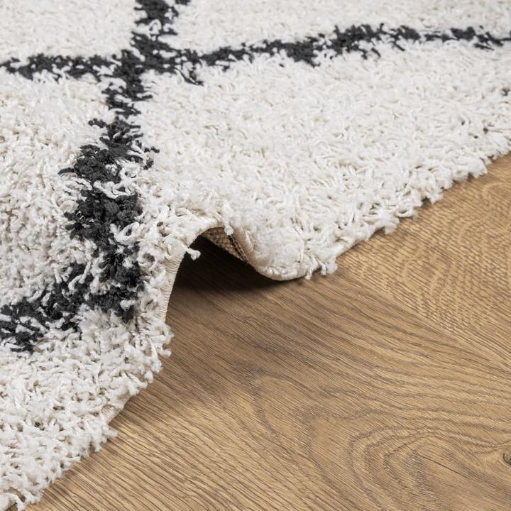 Actual product image vidaXL Shaggy high pile modern carpet (200 x 100 cm)