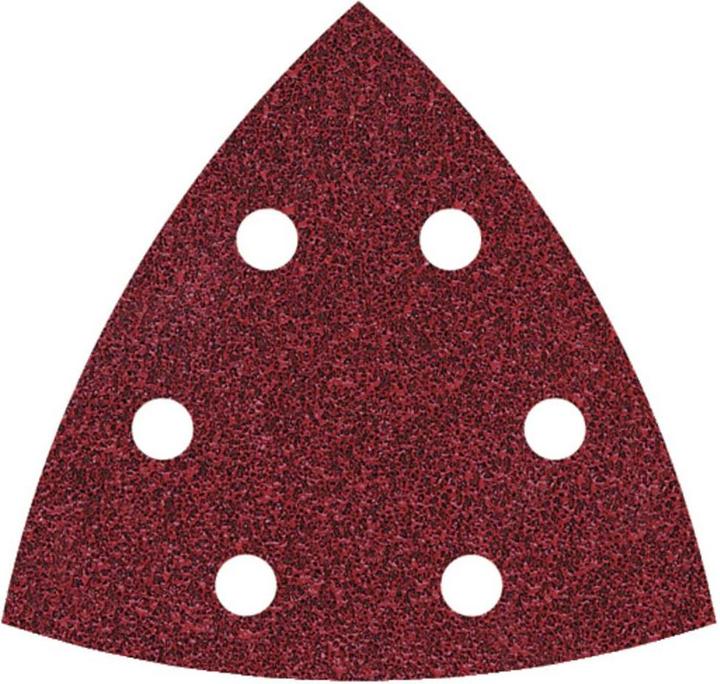 Produktbild wolfcraft 25 Haft-Schleifbl. Korund K60 Delta 95mm (60)