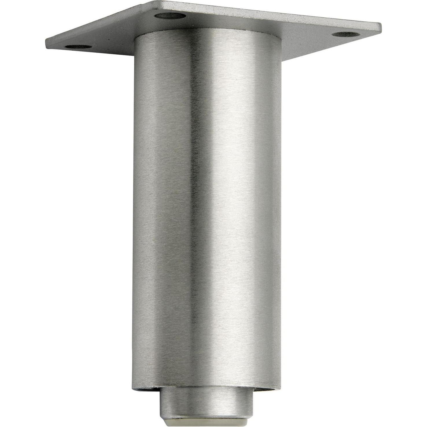 Simausrom, Tischbeine + Tischgestell, Möbelfuss Dekorfuss Tischfuss ø 40 mm Länge 160 mm Aluminium gebürstet