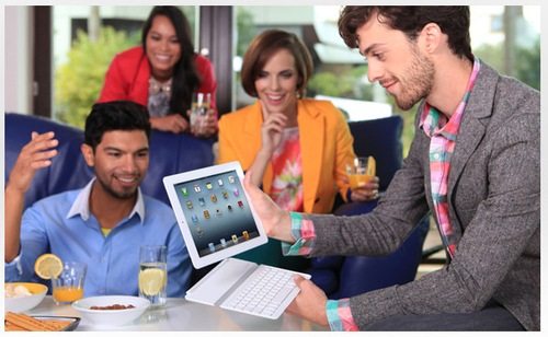 Actual product image Logitech Ultrathin Keyboard Cover (DE, IPad 3, IPad 2)
