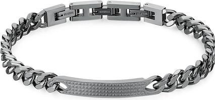 Actual product image Brosway Bullet Bul61 Men's Bracelet with 316L PVD Black Steel Plate and Chain