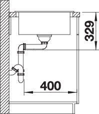 Image du produit Blanco SONA 5 S (Evier encastré, 86 cm, 50 cm)