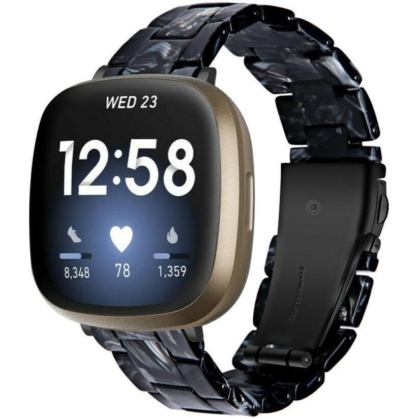 Strap-it Armband (Sense), Uhrenarmband, Mehrfarbig, Schwarz, Weiss