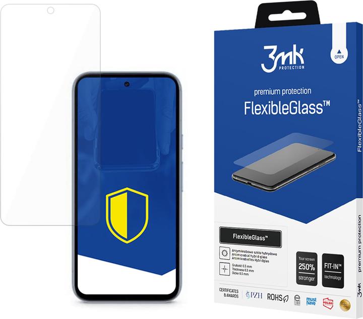 Actual product image 3MK FlexibleGlass Google Pixel 8A 5G Szkło Hybrydowe (Google Pixel 8a)