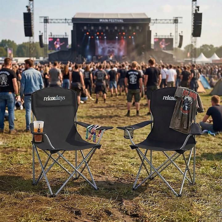 Image du produit Relaxdays 2 chaises camping