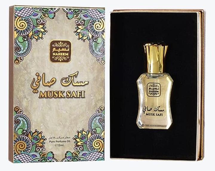 Actual product image Naseem Musk Safi Perfume Oil 12ml - Premium Eau De Parfum for Men & Women (Eau de parfum, 12 ml)