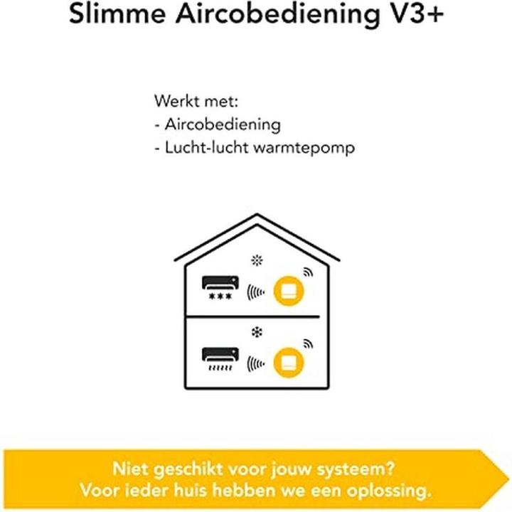 Produktbild tado° Slimme Aircobediening V3+ met standaard, eenvoudige doe-het-zelf installatie
