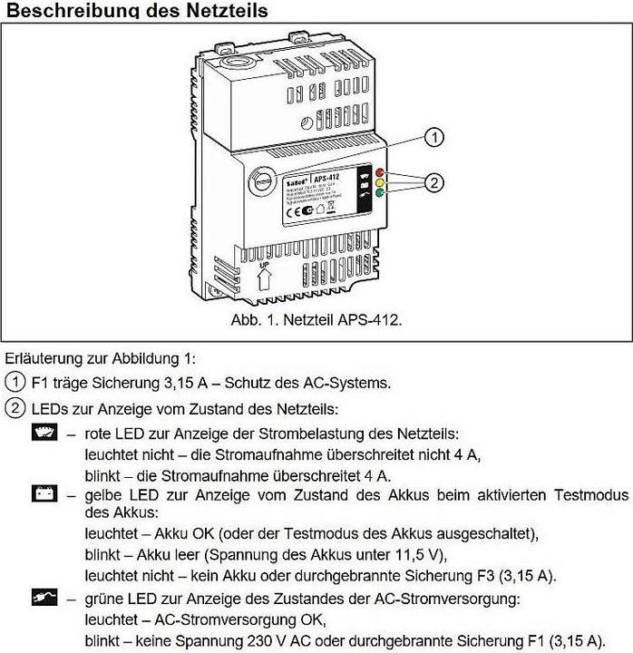 Produktbild Satel APS-412