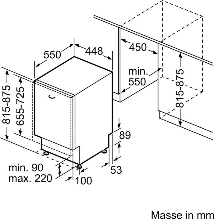Actual product image Bosch Hausgeräte SPV2HKX42E