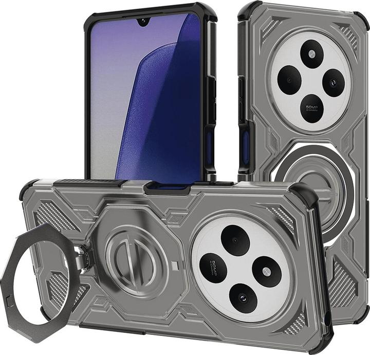 ISOI - Cover compatibile con Realme C75 4G/Realme 14x 5G Custodia, con Paraurti Airbag Antiurto Protezione Completa, Case Protettiva in Silicone TPU Ultrasottile e Morbido - Trasparente