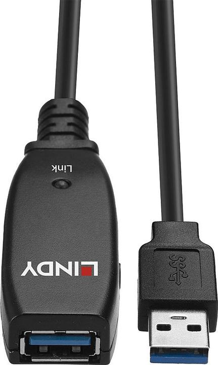 Produktbild Lindy USB 3.0 Aktivverlängerung Slim (15 m, USB 3.0)