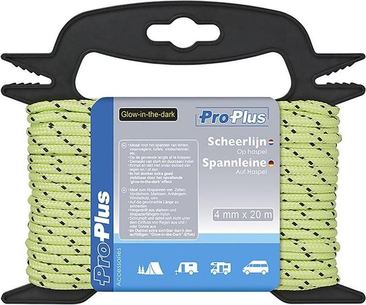 Immagine prodotto ProPlus Corda di tensione 4mm x 20m fosforescente su bobina