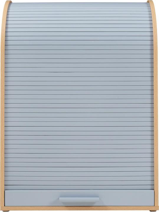 Produktbild En.Casa Rollladenschrank Kavlinge 80x60x40 cm Bambus/Grau (60 x 40 x 80 cm)