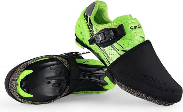 Rockbros Noski na buty LF1030 wiatroodporne docieplające 39-45 cm - czarne