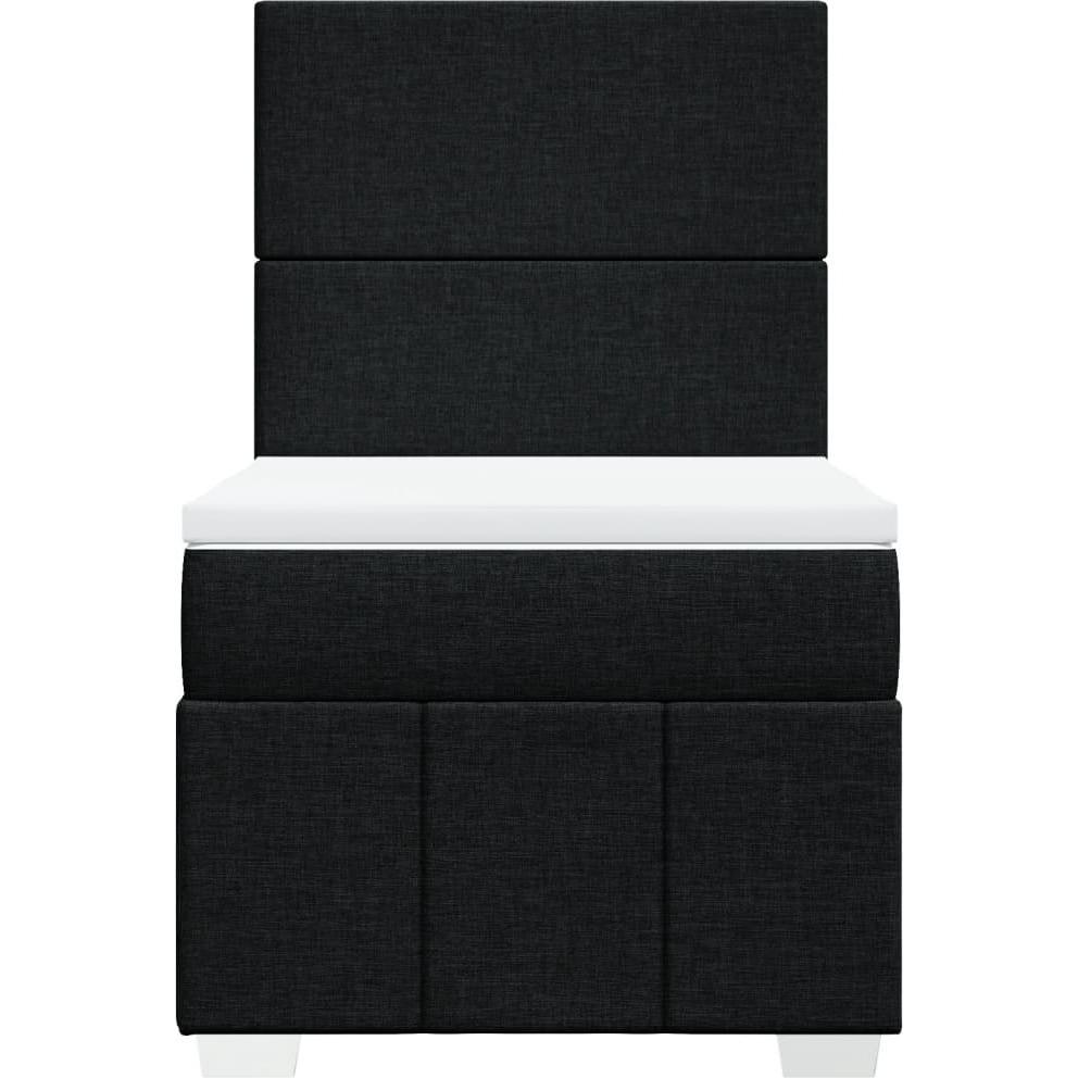 Thumbnail - VidaXL, Bett, Bo x springbett mit Matratze 100 x 200 cm Stoff (100 x 200 cm)