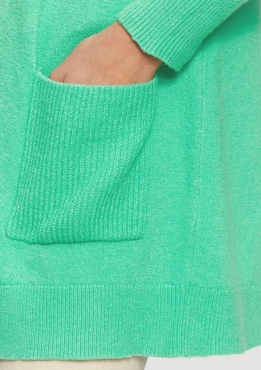 Produktbild s.Oliver Strickjacke Strickjacke mit Rippbündchen (40)