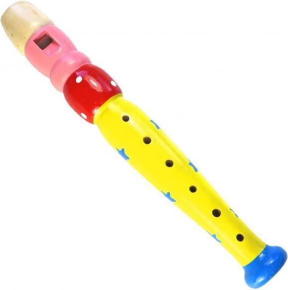 keepdrum KFL2YW Wooden Flute for Children Yellow