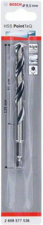 Actual product image Bosch Professional Zubehör HSS PointTeQ hexagonal drill bit 9.5 mm (9.5 mm)