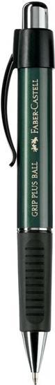 Actual product image Faber-Castell Grip Plus Ball (Black, Metallic green, 1x)