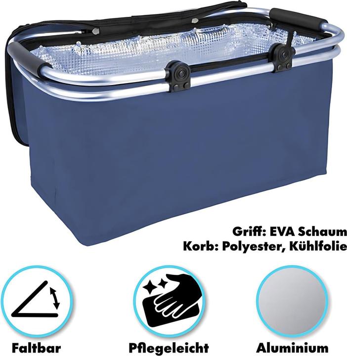 Actual product image Hermex Shopping Basket Set Thermo Shopping Basket Carry Basket Cooling Basket Carrybag