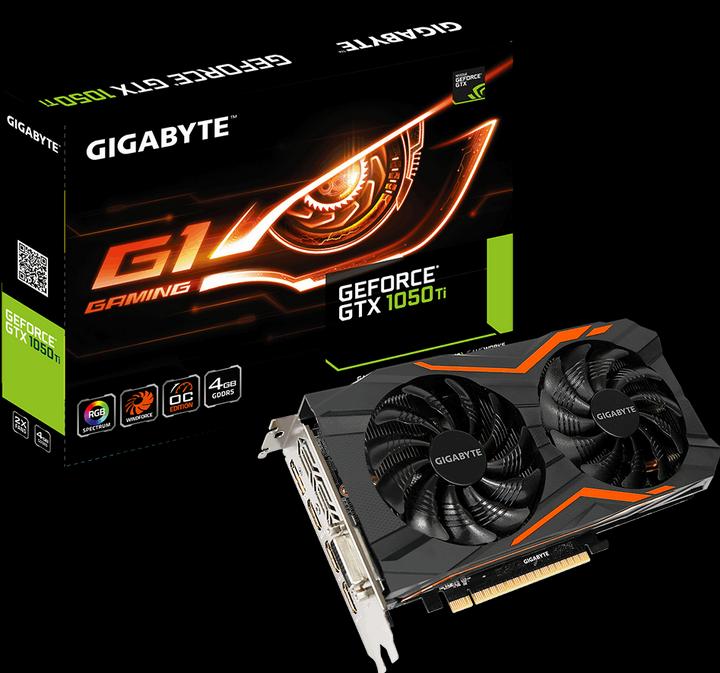 Produktbild Gigabyte GeForce GTX 1050 Ti G1 Gaming (4 GB)