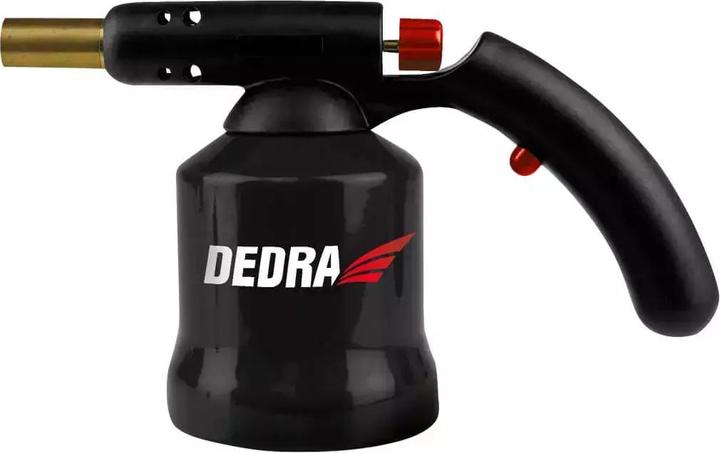 Dedra Lampe à souder à gaz avec allumage PIEZO, boîtier métallique