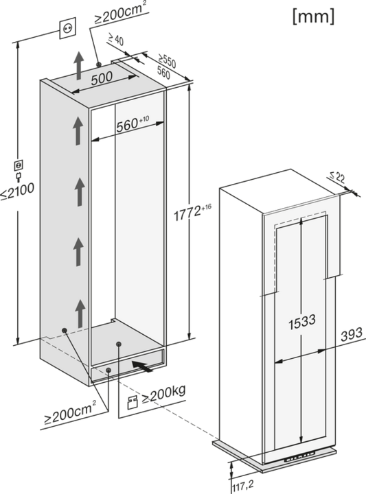 Actual product image Miele KWT 6722 iS-1