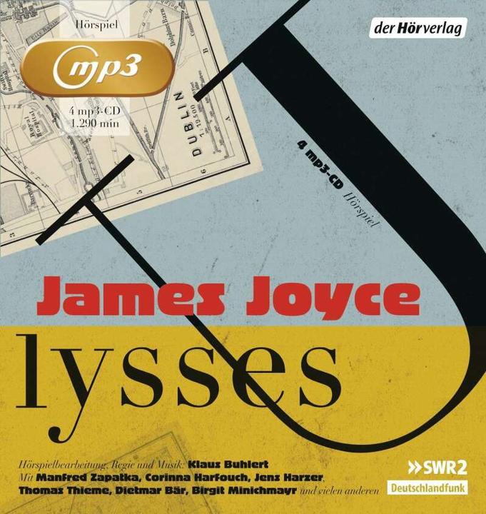 Image du produit Ulysses (Corinna Harfouch, Manfred Hess, Werner Wölbern, Manfred Zapatka, Thomas Thieme, Jens Harzer, Ours Dietmar, Anna Thalbach, Hans Woolly Racket, James Joyce, Klaus Buhlert, Allemand)