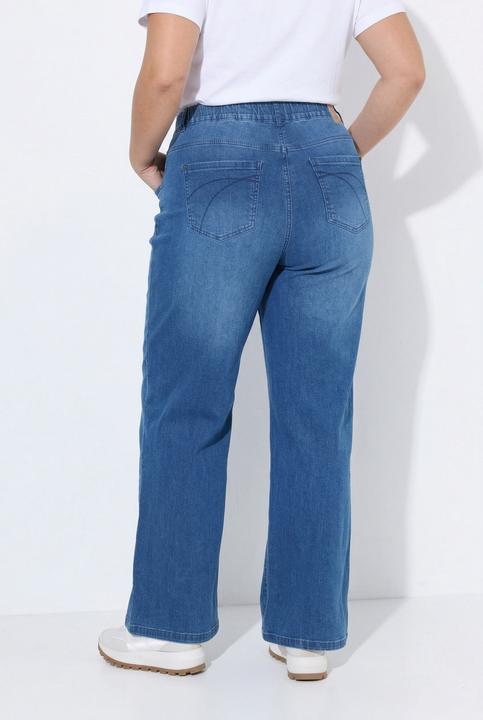 Produktbild Ulla Popken Jeans Mary, weites Bein, Elastikbund (46)