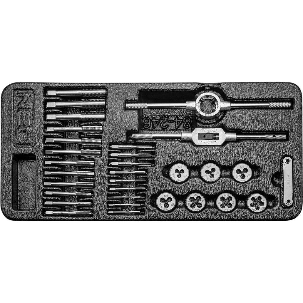 Neo Satz Gewindebohrer und Matrizen 31-tlg. (84-246) (31 Teile) (TOP-84-246)